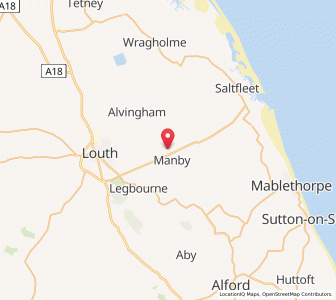 Map of Grimoldby, EnglandEngland