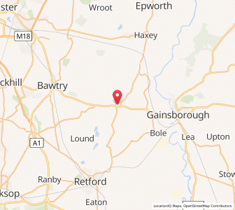 Map of Gringley on the Hill, EnglandEngland