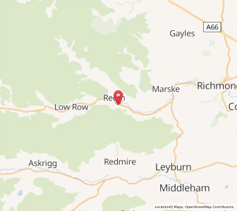 Map of Grinton, EnglandEngland