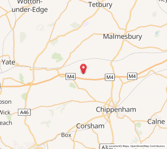 Map of Grittleton, EnglandEngland