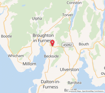 Map of Grizebeck, EnglandEngland