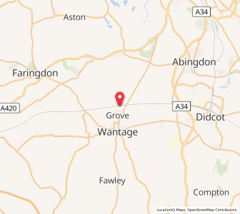 Map of Grove Wick, EnglandEngland