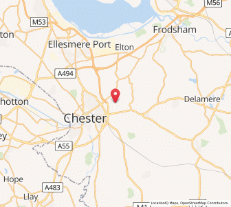 Map of Guilden Sutton, EnglandEngland