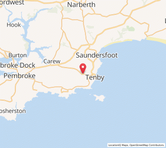Map of Gumfreston, WalesWales
