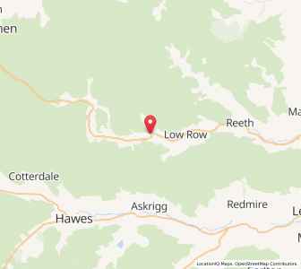 Map of Gunnerside, EnglandEngland