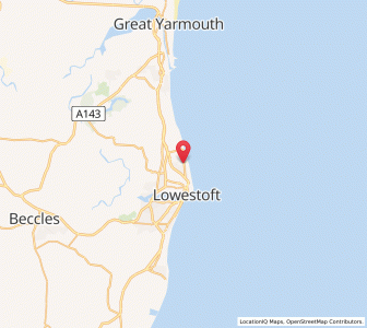 Map of Gunton, EnglandEngland