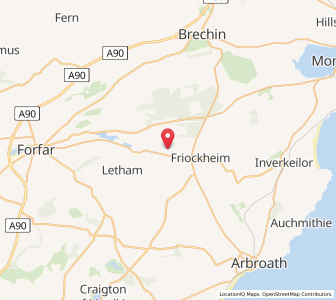 Map of Guthrie, ScotlandScotland