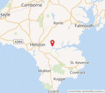 Map of Gweek, EnglandEngland