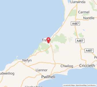 Map of Gwydir, WalesWales