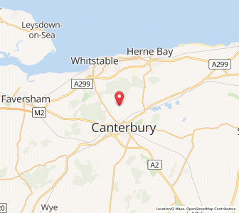 Map of Hackington, EnglandEngland