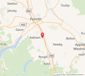 Map of Hackthorpe, EnglandEngland
