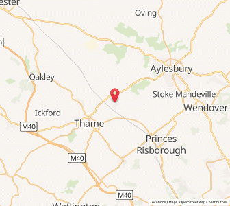 Map of Haddenham, EnglandEngland