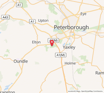 Map of Haddon, EnglandEngland