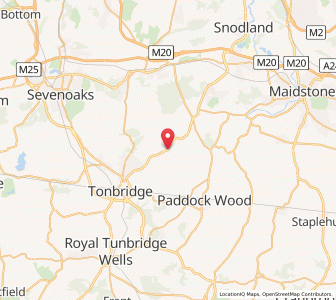 Map of Hadlow, EnglandEngland
