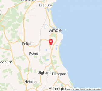 Map of Hadston, EnglandEngland