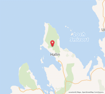 Map of Halistra, ScotlandScotland