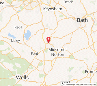 Map of Hallatrow, EnglandEngland