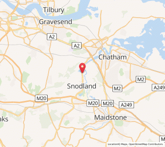 Map of Halling, EnglandEngland