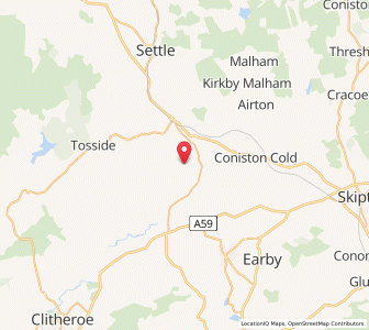 Map of Halton West, EnglandEngland