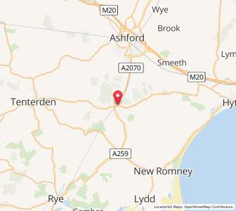 Map of Ham Street, EnglandEngland