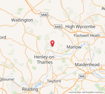 Map of Hambleden, EnglandEngland
