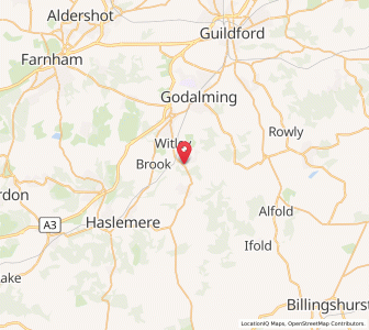 Map of Hambledon, EnglandEngland