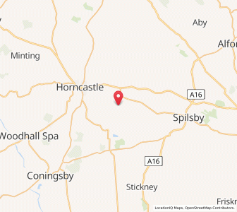 Map of Hameringham, EnglandEngland