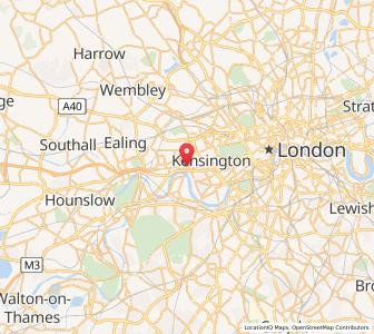 Map of Hammersmith, EnglandEngland