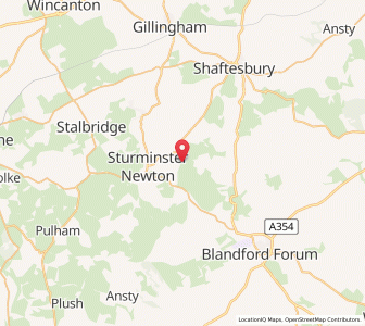 Map of Hammoon, EnglandEngland