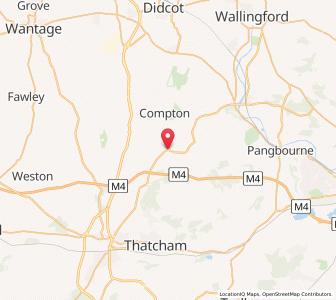 Map of Hampstead Norris, EnglandEngland