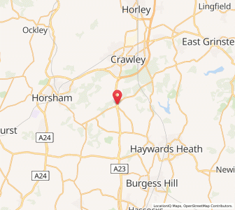 Map of Handcross, EnglandEngland