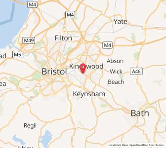 Map of Hanham, EnglandEngland
