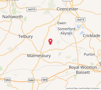 Map of Hankerton, EnglandEngland