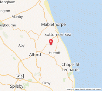 Map of Hannah, EnglandEngland
