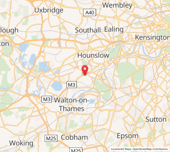 Map of Hanworth, EnglandEngland