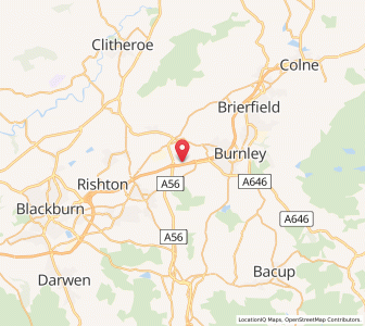 Map of Hapton, EnglandEngland