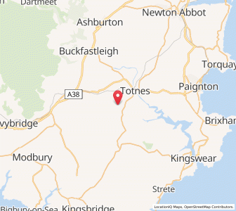 Map of Harberton, EnglandEngland