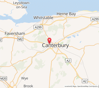 Map of Harbledown, EnglandEngland
