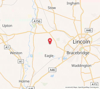 Map of Harby, EnglandEngland