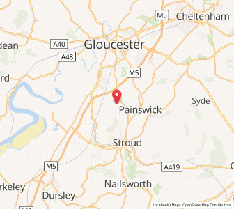 Map of Harescombe, EnglandEngland