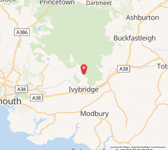 Map of Harford, EnglandEngland