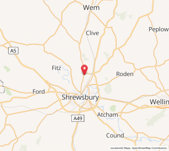 Map of Harlescott, EnglandEngland