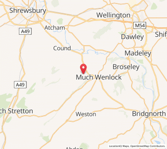 Map of Harley, EnglandEngland