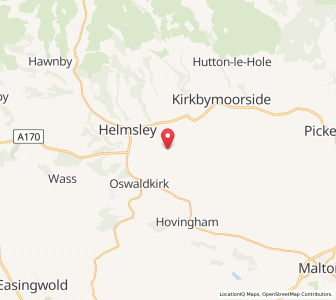 Map of Harome, EnglandEngland