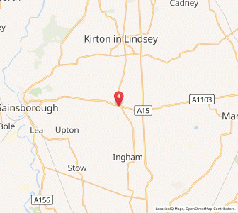 Map of Harpswell, EnglandEngland
