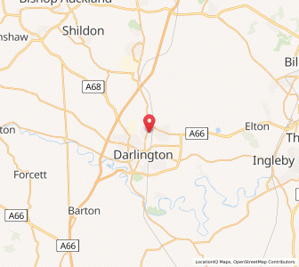 Map of Harrogate Hill, EnglandEngland