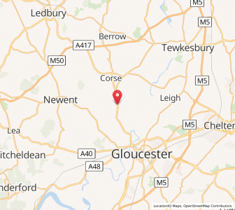 Map of Hartpury, EnglandEngland