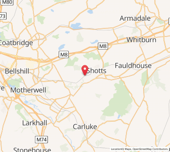 Map of Hartwood, ScotlandScotland