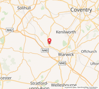 Map of Haseley, EnglandEngland