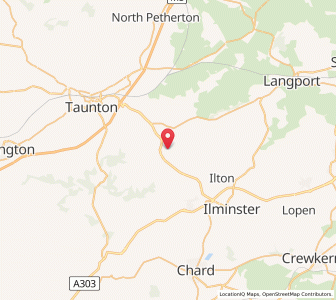 Map of Hatch Beauchamp, EnglandEngland